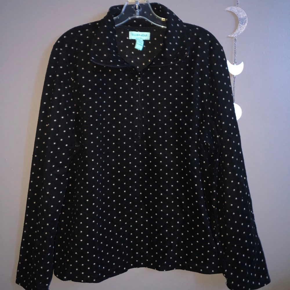 🔥fleece half zip jacket